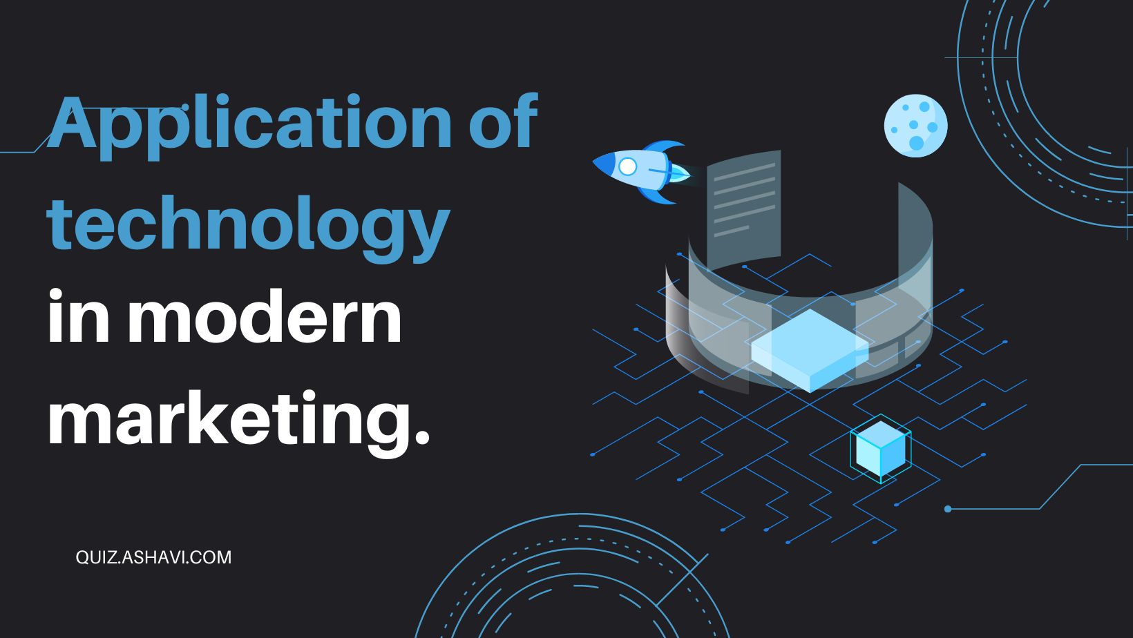 Application of technology in modern marketing.